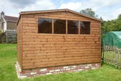 12x8-Tongue-and-groove-workshop-shed-treated-rustic-brown