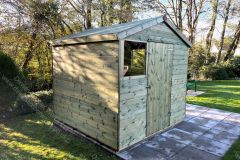 8x8-Tongue-And-groove-Apex-shed-with-single-door-and-standard-windows-treated-rich-green22
