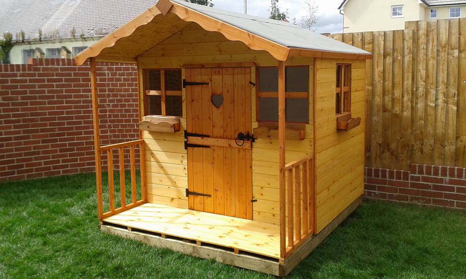 Tongue And GRoove 6×4 Lucie’s House treated red cedar